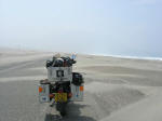 The desert is the road is the beach